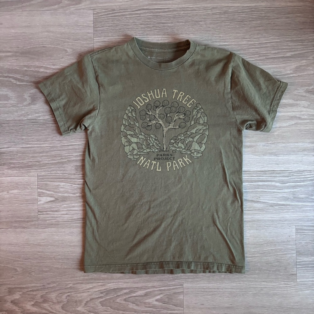 Parks Project T-Shirt Joshua Tree National Park Green Size Small